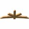 Ekena Millwork Alberta Rough Sawn Timber Gable Bracket, Western Red Cedar, 84"W x 31"H x 4"D x 6"F, 9/12 Pitch GBW084X31X0406ALB00RWR - alternate 3